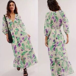 Free People golden hour maxi dress